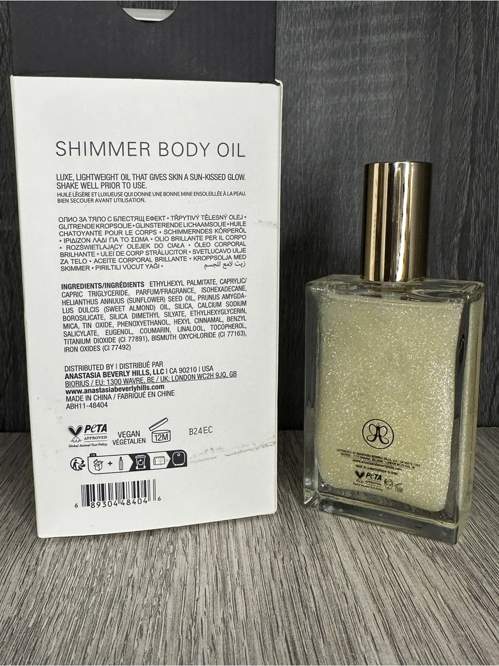 Anastasia Beverly Hills Shimmer Body Oil — White
